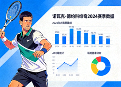 网球明星球员肖像及比赛数据图表